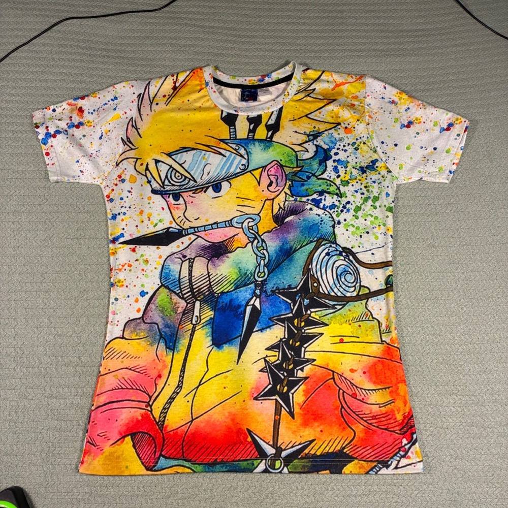 Mr 1991 Inc & Miss Go Mens T shirt XL Naruto Ninja Anime Graphic Cartoon
